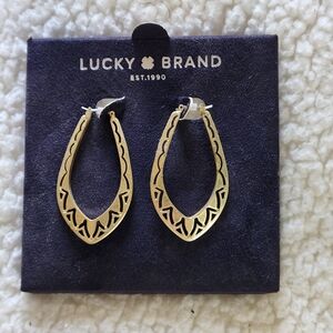 Lucky Brand Dangle/Drop Hoop Earrings